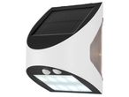 LED соларна стенна лампа Livarno Home, бяла.
