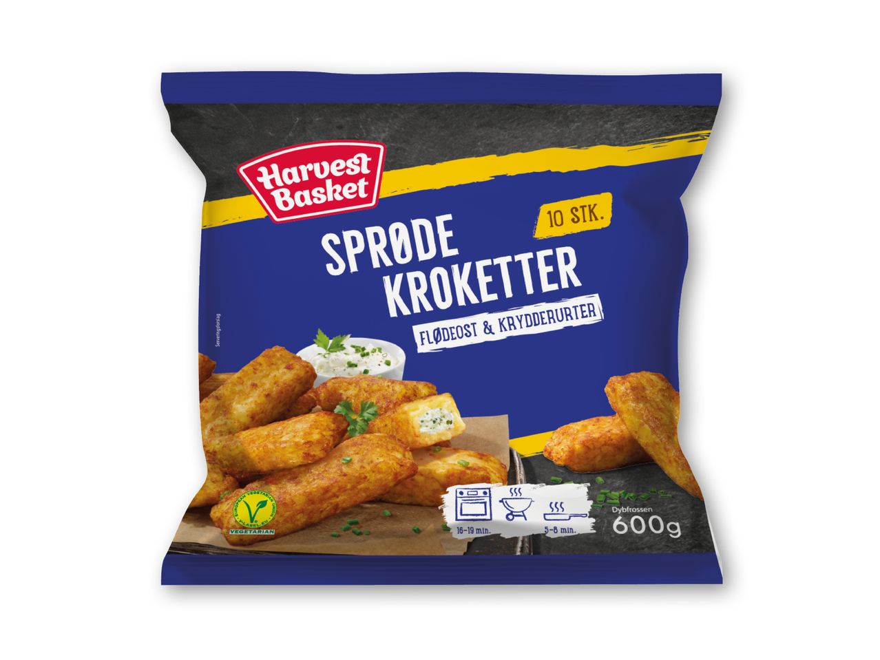 Harvest Basket sprøde kroketter med flødeost og krydderurter (600g).