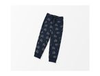 Navy blue sweatpants with a white tractor pattern