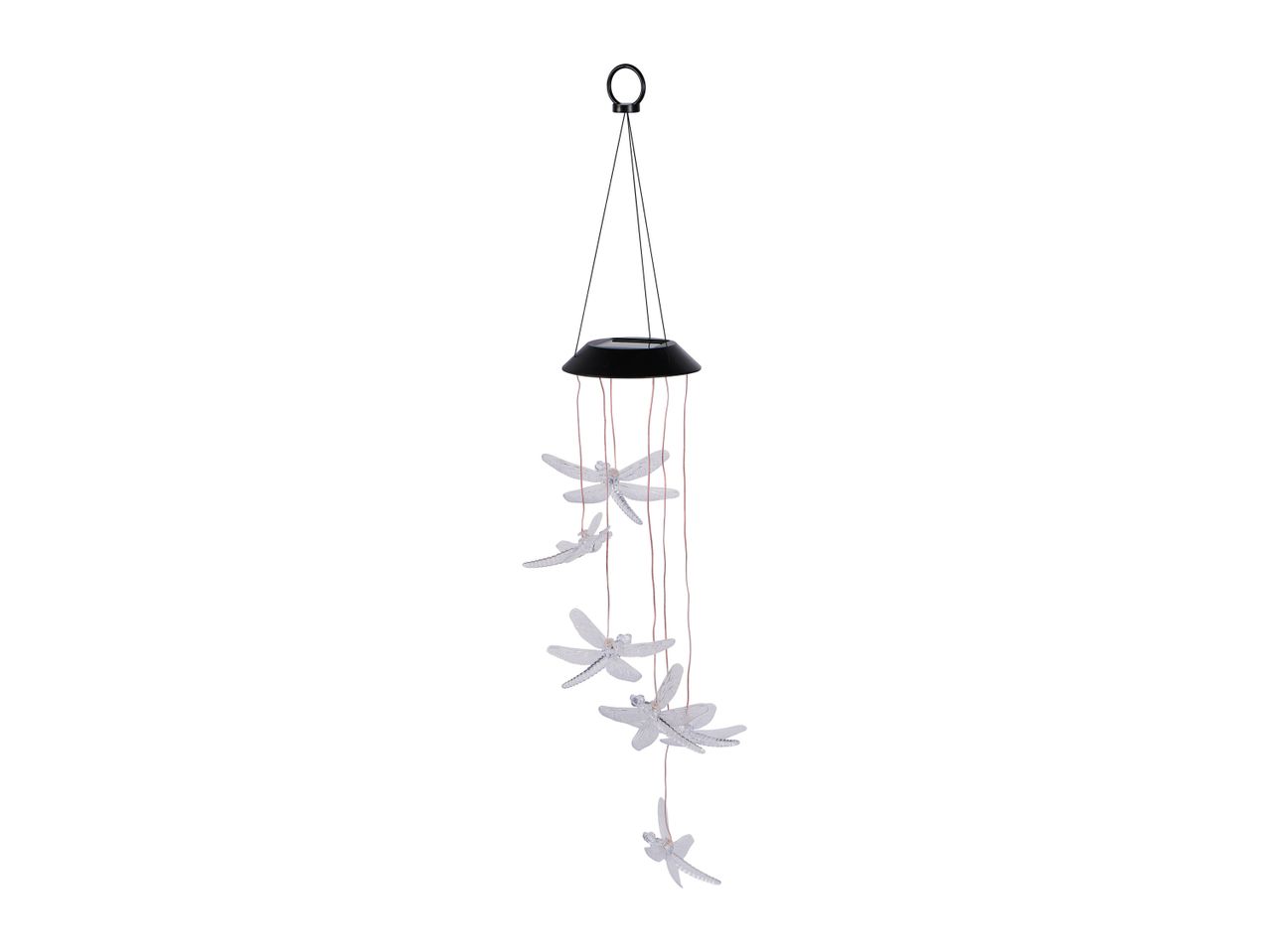 Solar dragonfly wind chime.