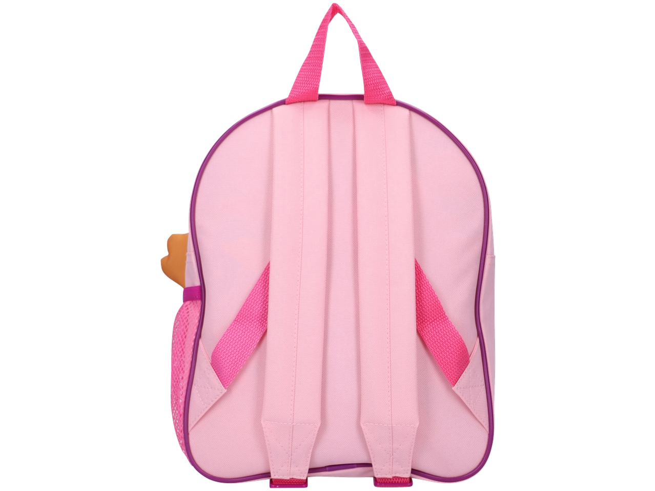 Roze ranac sa ljubičastim obrubom i naramenicama