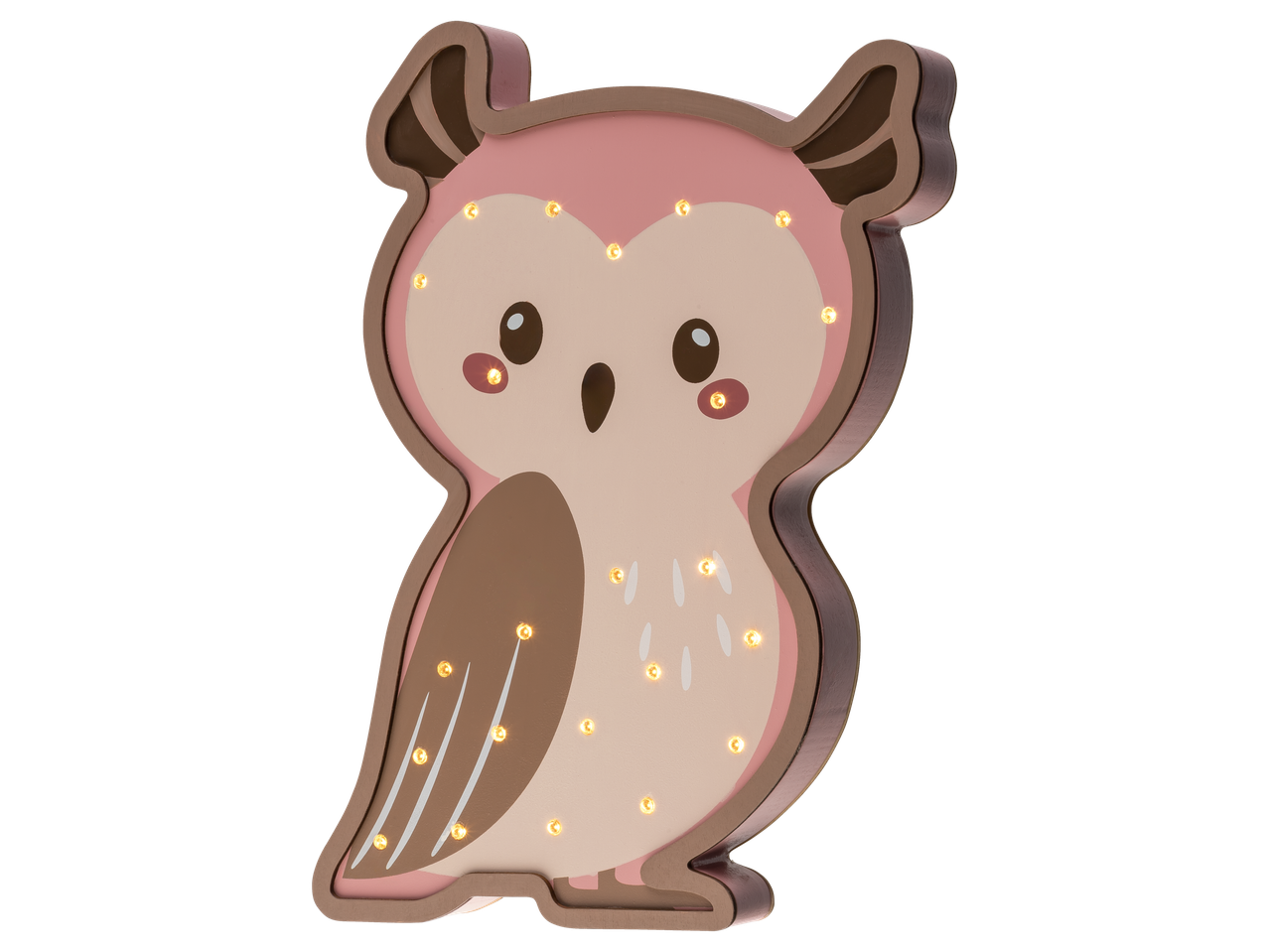 Livarno LED-lamp öökulli kujul lastetoa jaoks