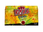 Een sixpack bier met tequila smaak, 5,9% alcohol, met een kleurrijk, gespikkeld ontwerp.
