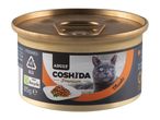 Coshida Premium: adult cat food in chunks, canned.