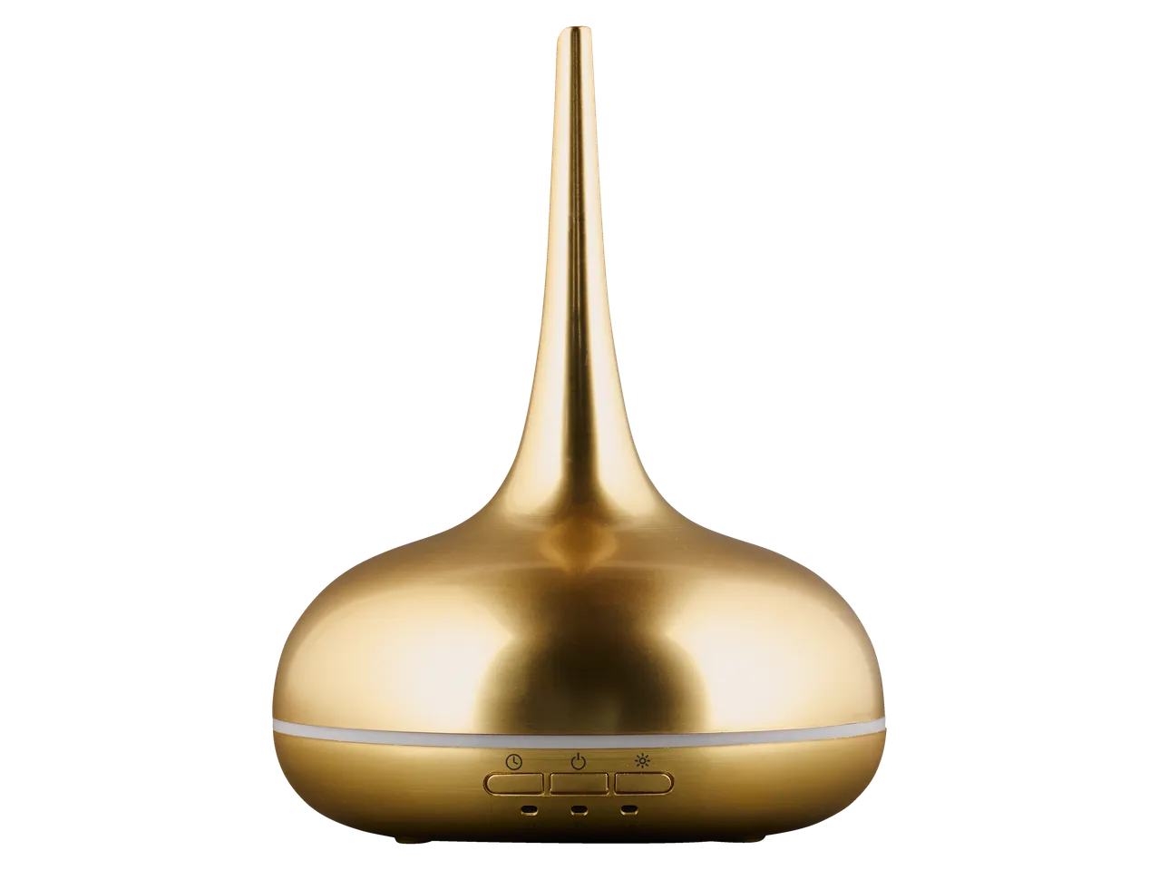 LIVARNO home gold aroma diffuser with elegant design and control buttons