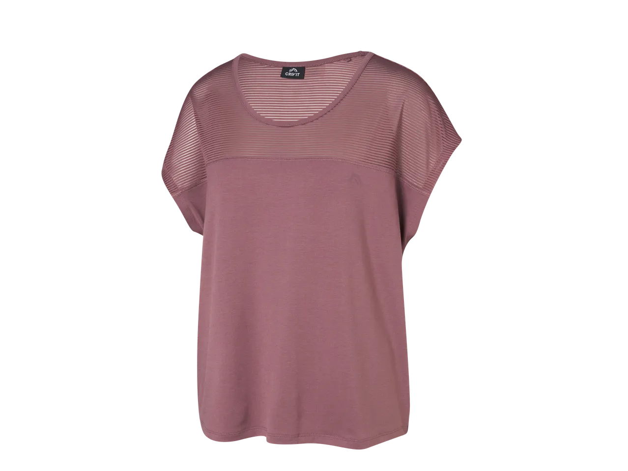 CRIVIT® rožiniai treniruočių marškinėliai su tinklelio intarpais