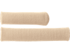 Beige finger cots in two sizes.