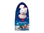 Favorina Christmas Chocolates with a plush unicorn toy in a gift box.
