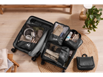 Mala com organizadores para roupas e acessórios, perfeita para viagens.