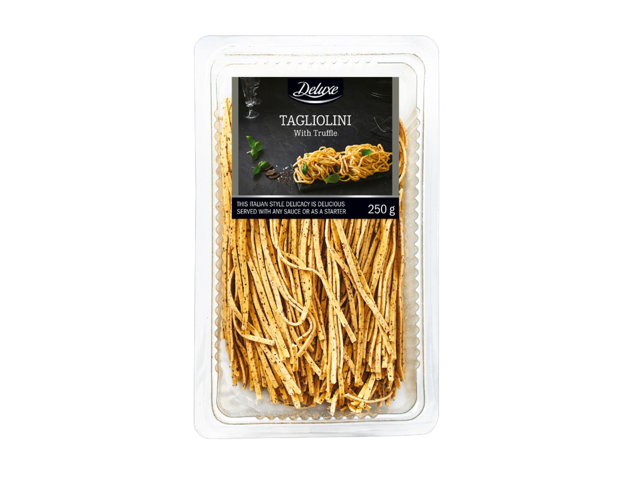 Go to full screen view: Deluxe Tagliolini Refined with Truffle - Image 1