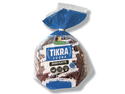 Šviesi plikyta duona Tikra, skirtas 1.49 EUR, 500 g