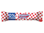 Hozzáadott cukor nélküli, piros pöttyös csomagolású túródesszert.