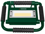 Работна лампа Parkside в зелено и черно.