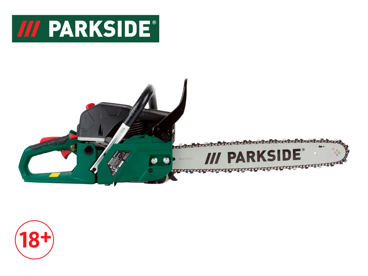 Go to full screen view: Parkside Petrol Chainsaw - Image 1