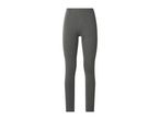 Dark grey women's leggings with an elasticated waist, made from a soft, stretchy fabric.