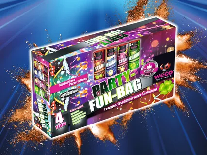 WECO Tischfeuerwerk „Party-Fun-Bag“