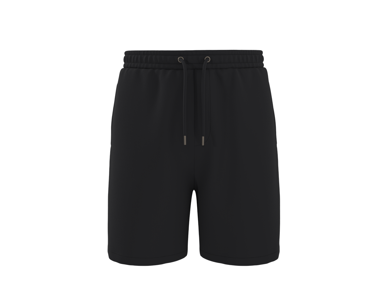 Calções de moletom pretos ESMARA MEN com cordão na cintura