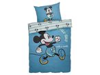 Mickey egér ágynemű garnitúra vidám, kék színben.
