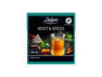 Thé Deluxe Menthe & Épices avec 20 sachets pyramidaux, 58% herbes et fruits