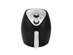 Salter air fryer: black and silver appliance.