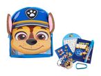 Paw Patrol rygsæk med aktivitetsbog og tilbehør.
