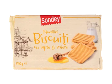 Biscuiți cu lapte și miere