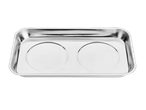 Bandeja magnética Parkside® para ferramentas com dois compartimentos circulares.
