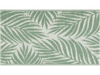 Spoljašnji tepih sa zelenim dezenom palminog lišća