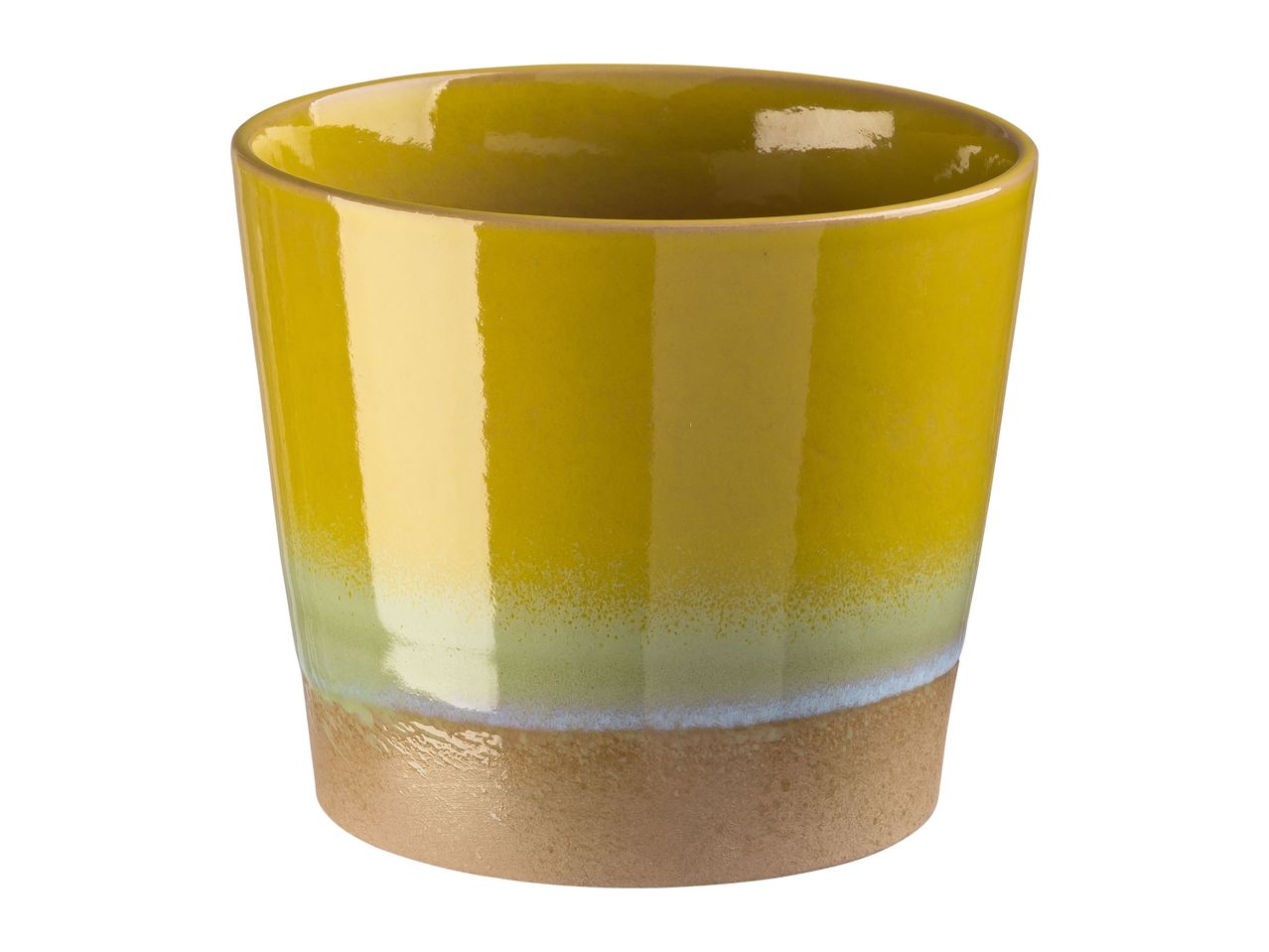 Go to full screen view: Livarno Home Plant Pot - Yellow - Image 1