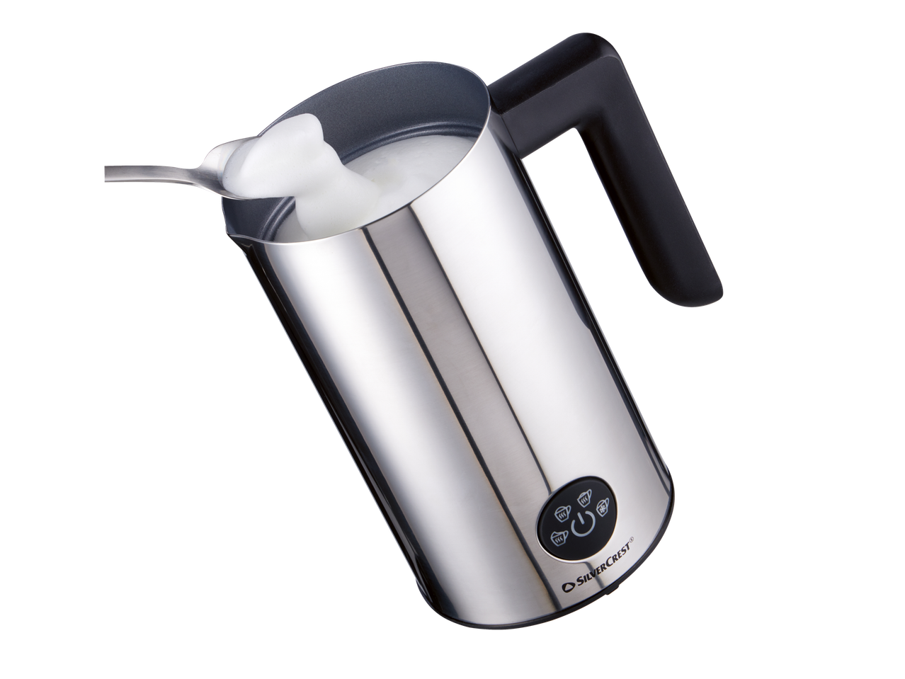 Silvercrest® piena putotājs ar piena putu karoti