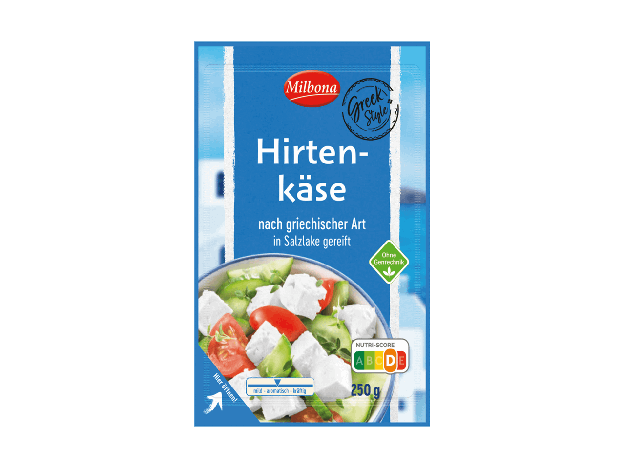 Milbona Feta-Käse, griechischer Stil, 250 g.