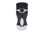 Black and white scraper with a sharp blade inside, for removing stickers or paint.