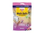 Moth balls for clothes storage, offering 3 months protection, linen fragrance, and killing moths, eggs, and larvae.