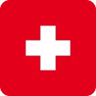 Bandiera svizzera: sfondo rosso con croce bianca.