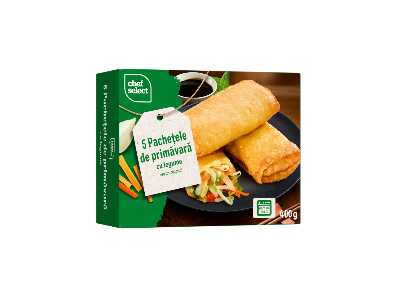 Chef Select Pachețele de primăvară cu legume, produs congelat 400g.