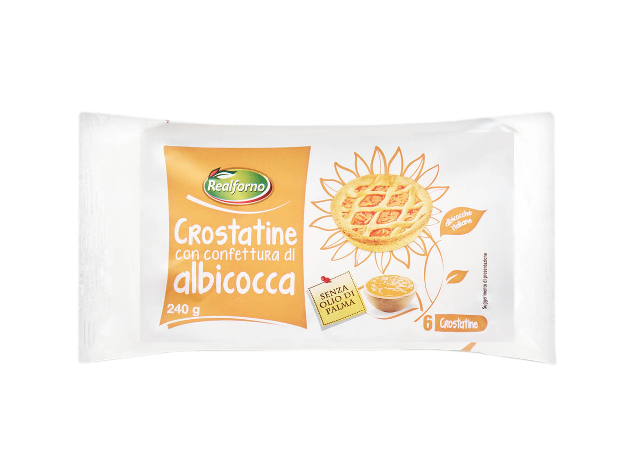 Crostatine con farcitura di albicocca