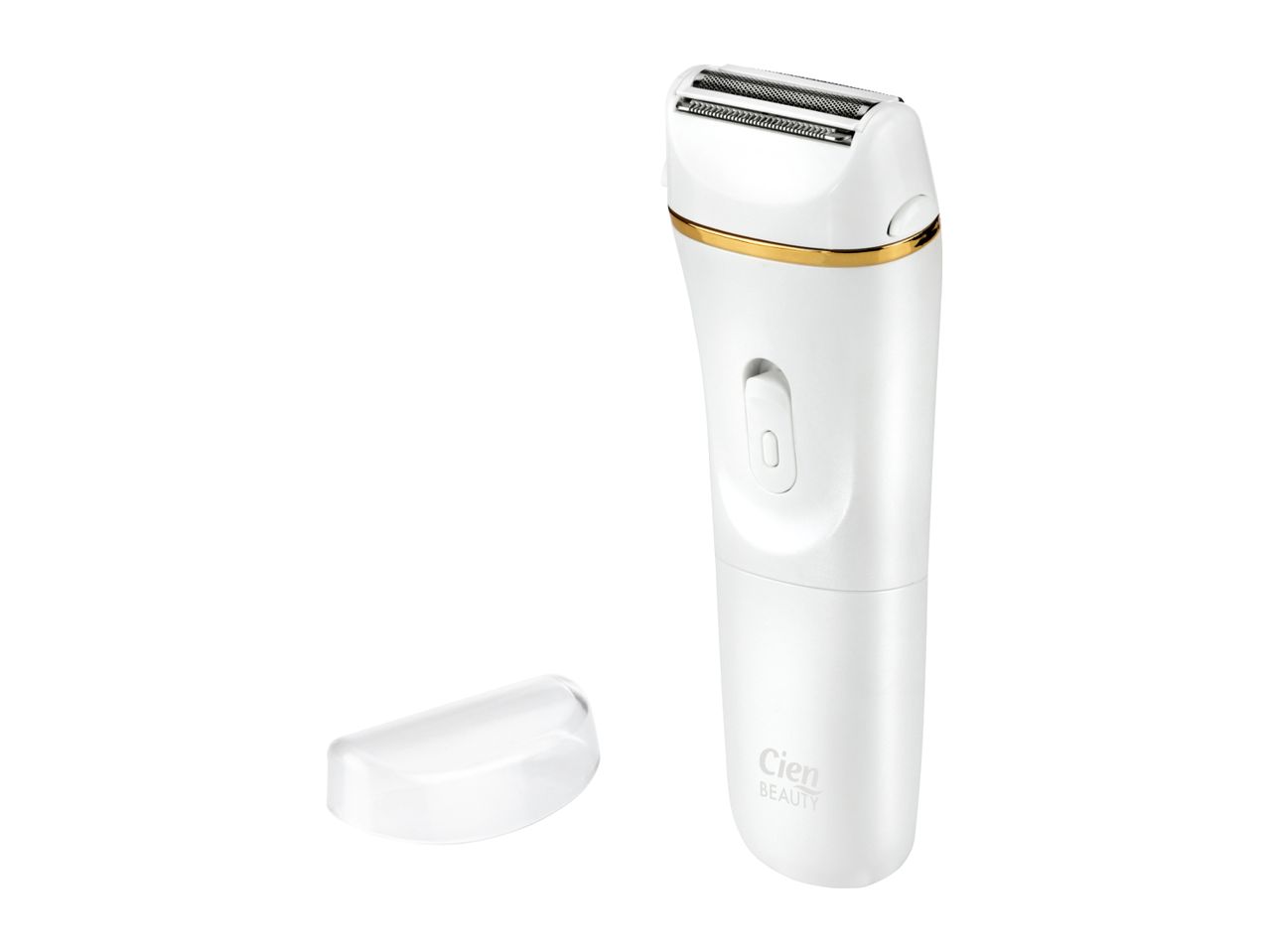 Cien Beauty electric shaver with a transparent cap.