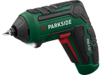 Green Parkside PAS 4 D7 cordless screwdriver.