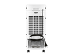White evaporative cooler, rear view.