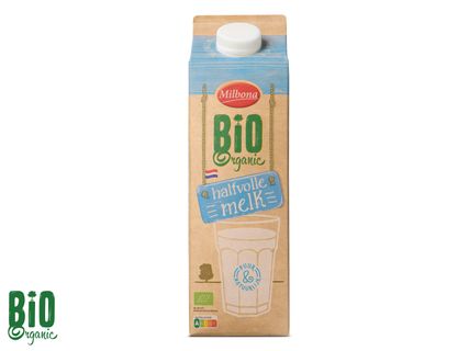 Biologische halfvolle melk vers