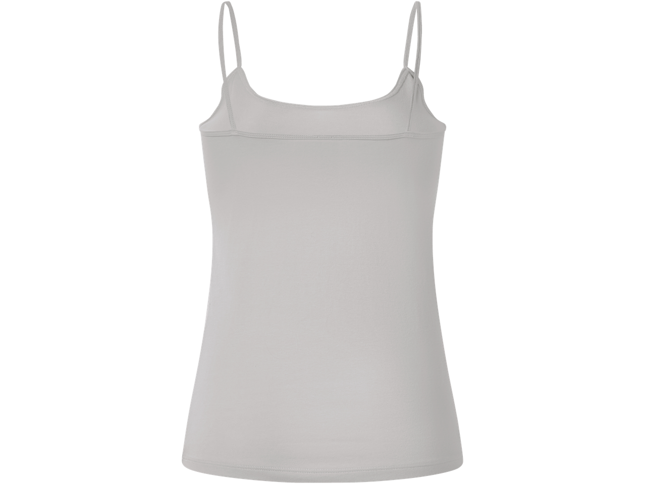 Camisola de alças Esmara para mulher, cinzento claro, vista traseira