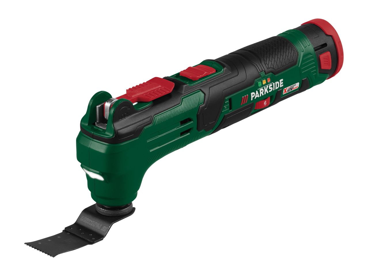 Go to full screen view: Parkside 12V Cordless Multipurpose Tool Starter Set - Image 1