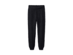 Schwarze, flauschige Jogginghose