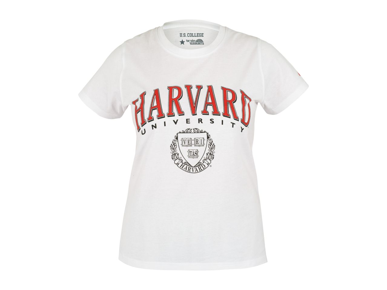Ladies’ White Harvard T-Shirt
