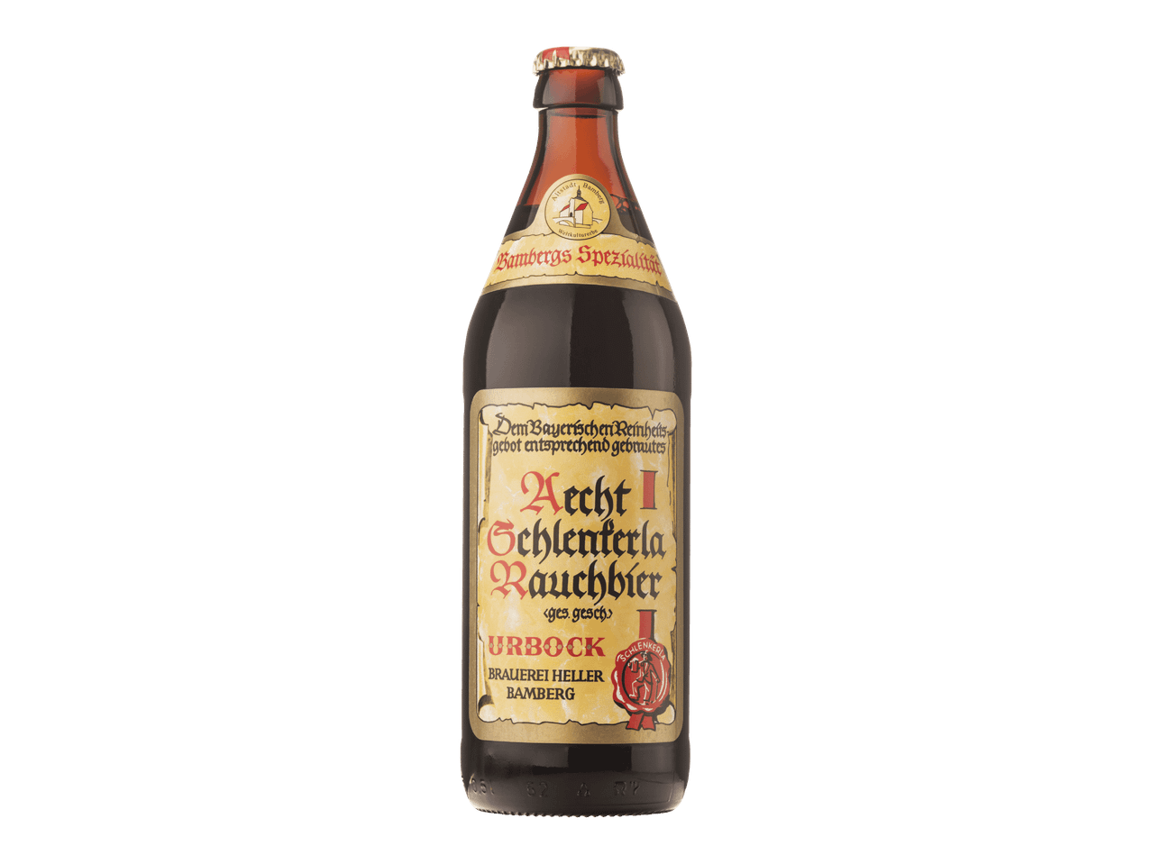 Aecht Schlenkerla Rauchbier Urbock -olutpullo.