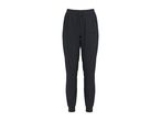 Dark grey joggers with an elasticated waistband and cuffs, featuring a subtle logo.