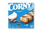 Cornys kokosbarer med chokolade, 6 stk. i pakken.