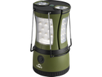Army green Crivit LED lantern with built-in compass.