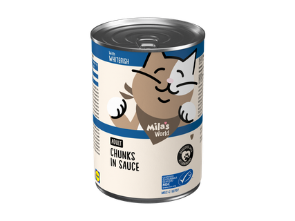 MAX & MILA'S WORLD Kattenbrokjes in saus