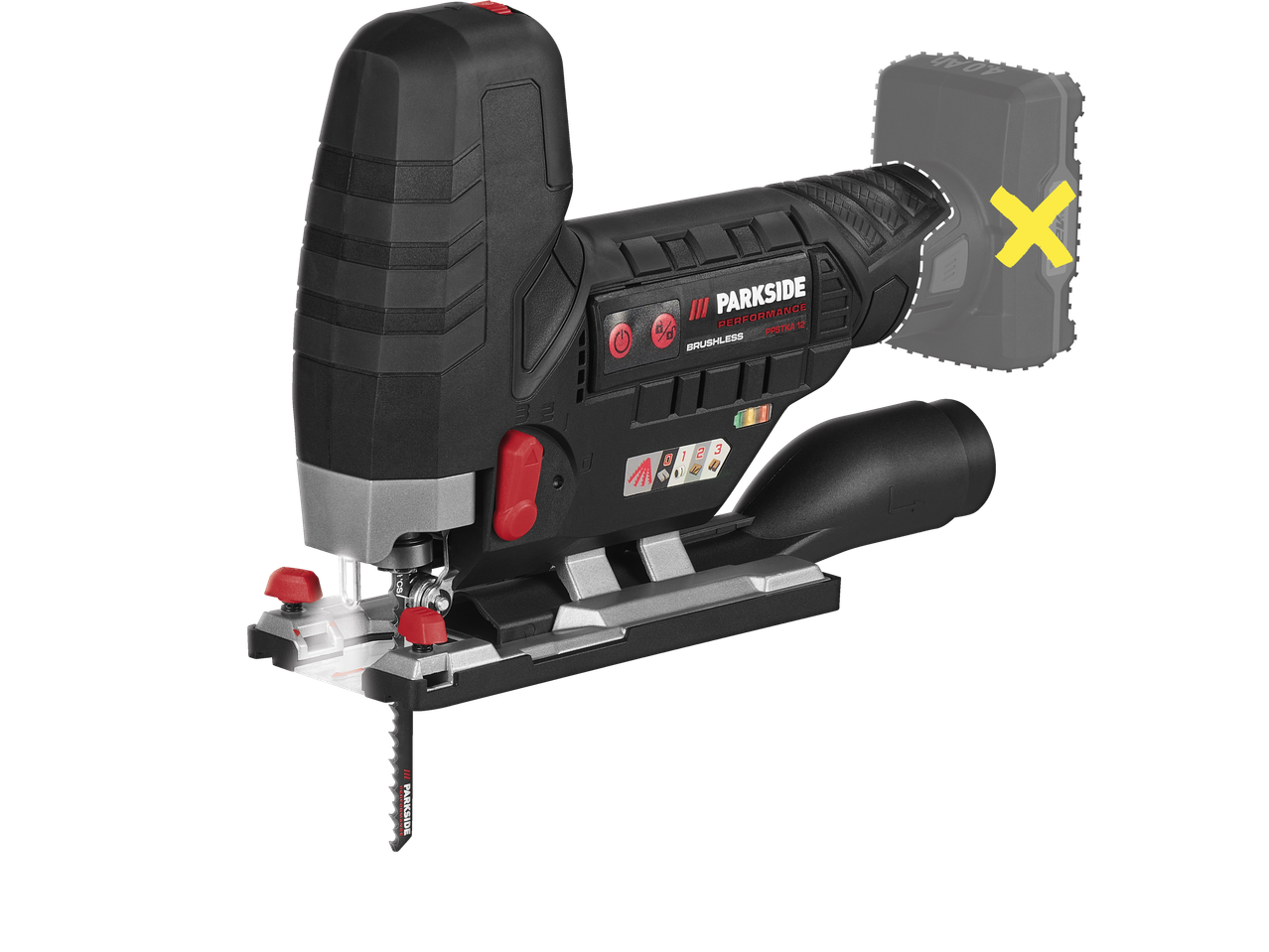 Parkside Performance® akkus szúrófűrész, PPSTKA 12 modell